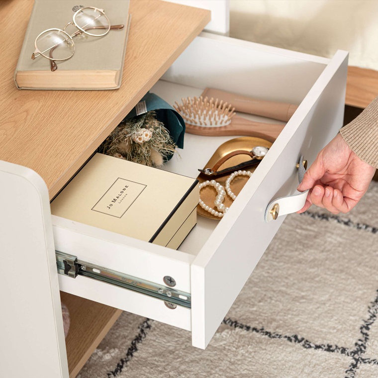 サイドテーブル ナイトテーブル/引き出し 収納付き/幅50 高さ40 |  | 14