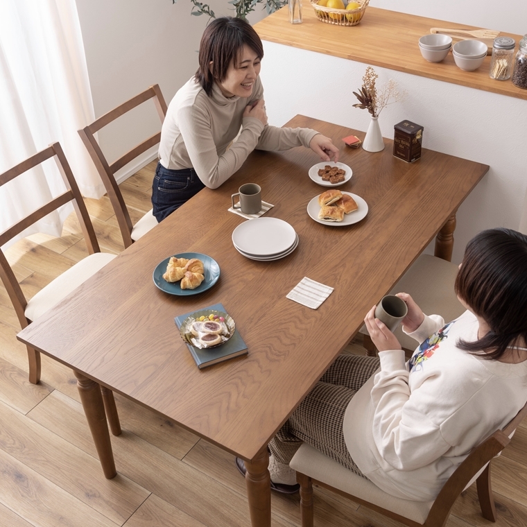ダイニングテーブル テーブル/ターンドレッグ/4人 6人/幅150 高さ72