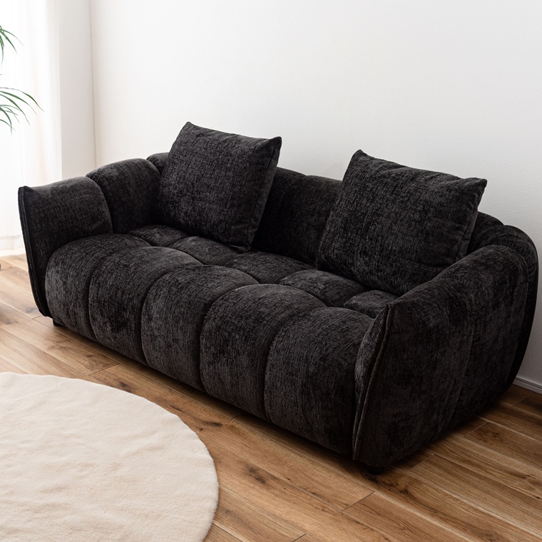 ソファー ソファ/三人掛け クッション付き/幅200 座面高42/送料お問い合わせ |  | 07