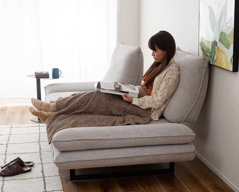 ソファー ソファ/三人掛け 肘リクライニング/ロースタイル可/幅197 座面高44/送料お問い合わせ |  | 10