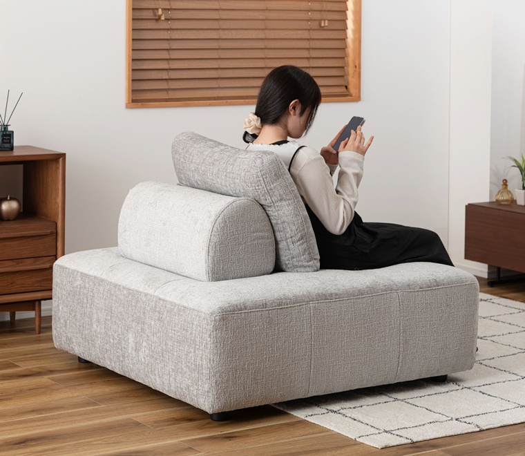 ソファー ソファ/一人掛け 二人掛け/クッション取り外し使用可/幅112 座面高41 |  | 12