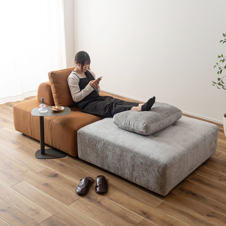 ソファー ソファ/一人掛け 二人掛け/クッション取り外し使用可/幅112 座面高41 |  | 14