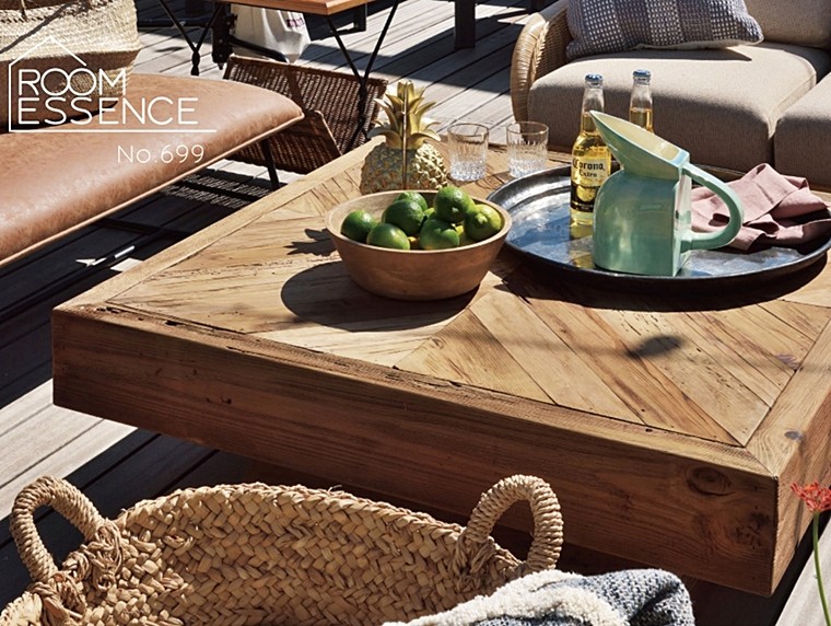 センターテーブル リビングテーブル/天然木/幅100 奥行100 高さ36