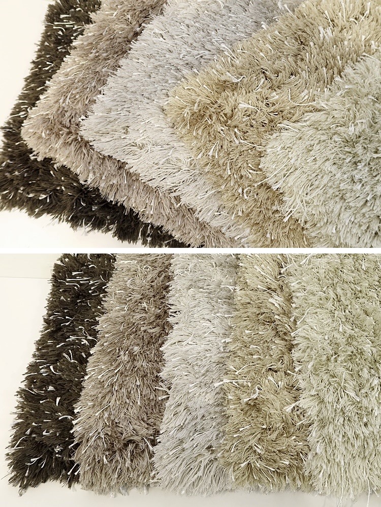 シャギーラグ ラグ 廊下敷/高級 絨毯/50×220cm 長方形 楕円/日本製