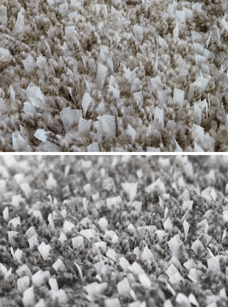 シャギーラグ ラグマット/高級 絨毯/130×130cm/正方形 円形/日本製