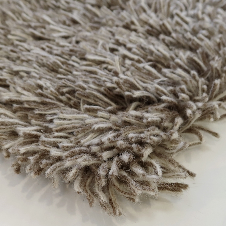 タイム シャギーラグ ラグマット/高級 絨毯/直径160cm 円形/日本製