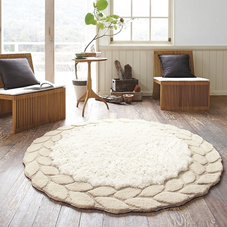 ラグ ラグマット センターラグ/円形 直径 150cm/東リ 高級 絨毯 