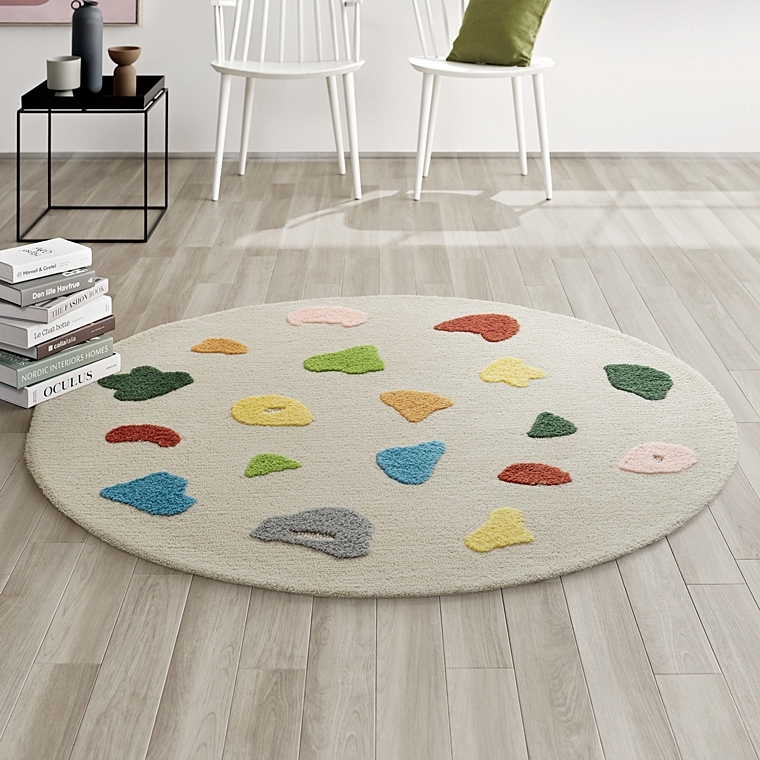 ラグ ラグマット センターラグ/円形 直径 148cm/東リ 高級 絨毯