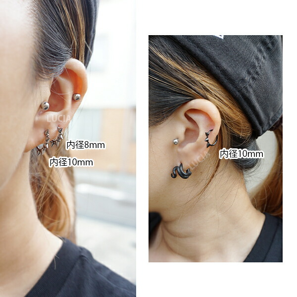 即日出荷】純チタン 16G ピアス ボディピアス リングピアス