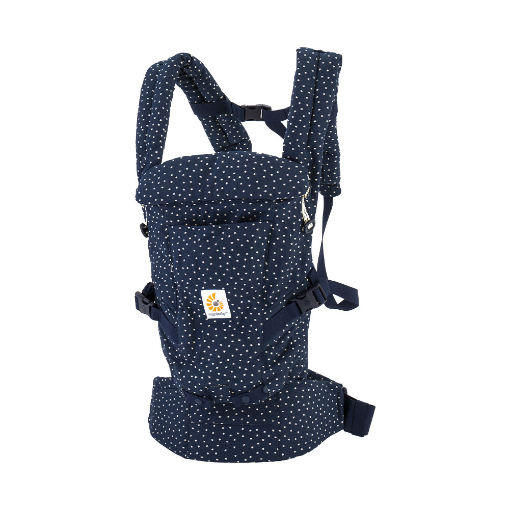 【試着のみ　美品】エルゴベビー　アダプト　 ベビーキャリア ネイビー　抱っこ紐 販売 ベビーキャリア ADAPT (アダプト） ネイビーバンダナ 商品