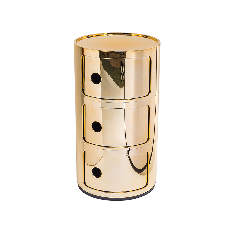 Kartell コンポニビリ クローム3段 コンポニビリ3｜ トーヨーキッチンスタイル公式オンライン