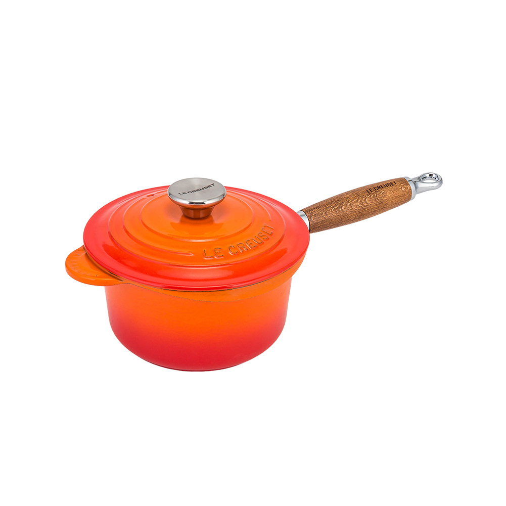 ル・クルーゼ ルクルーゼ Le Creuset 片手鍋 ソースパン 18cm 蓋付き