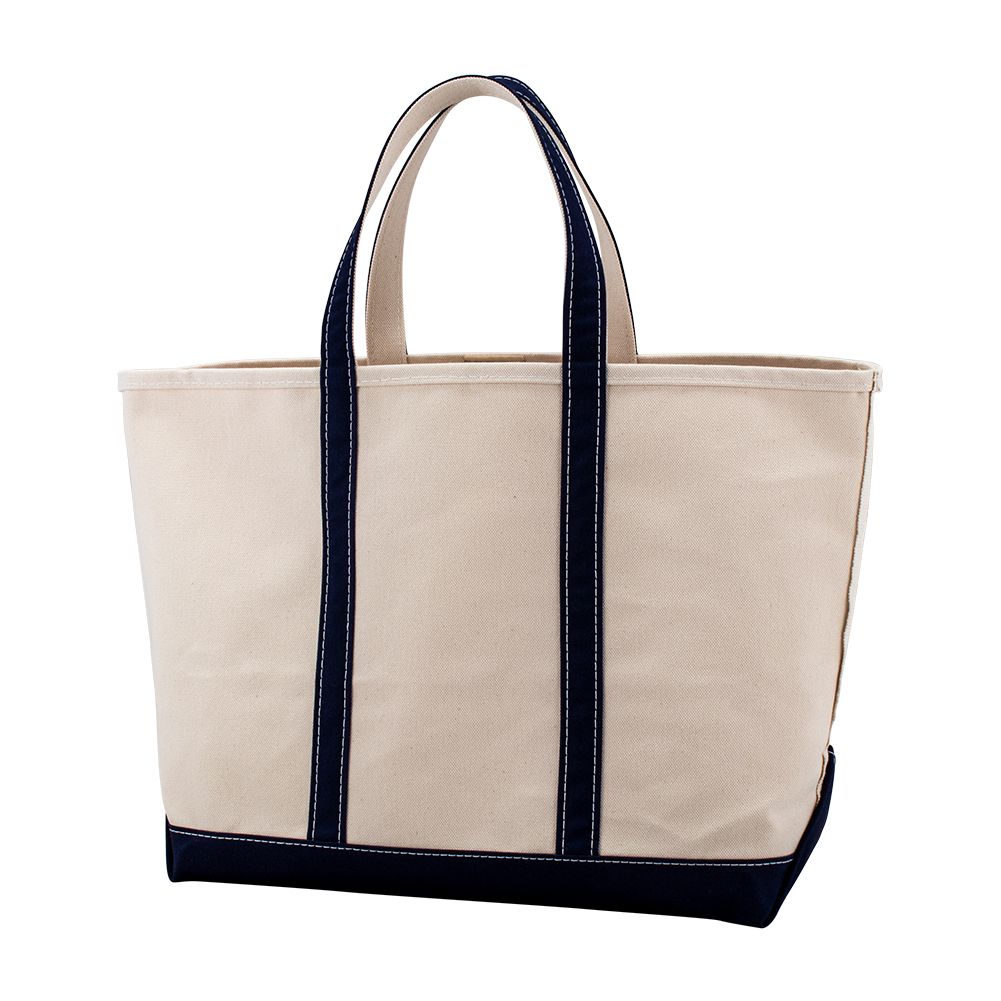 ★人気Navyトリム！80s 希少XLサイズ エルエルビーントートバッグ L.L.Bean 【並行輸入品】 エルエルビーン トートバッグ Lサイズ 34L