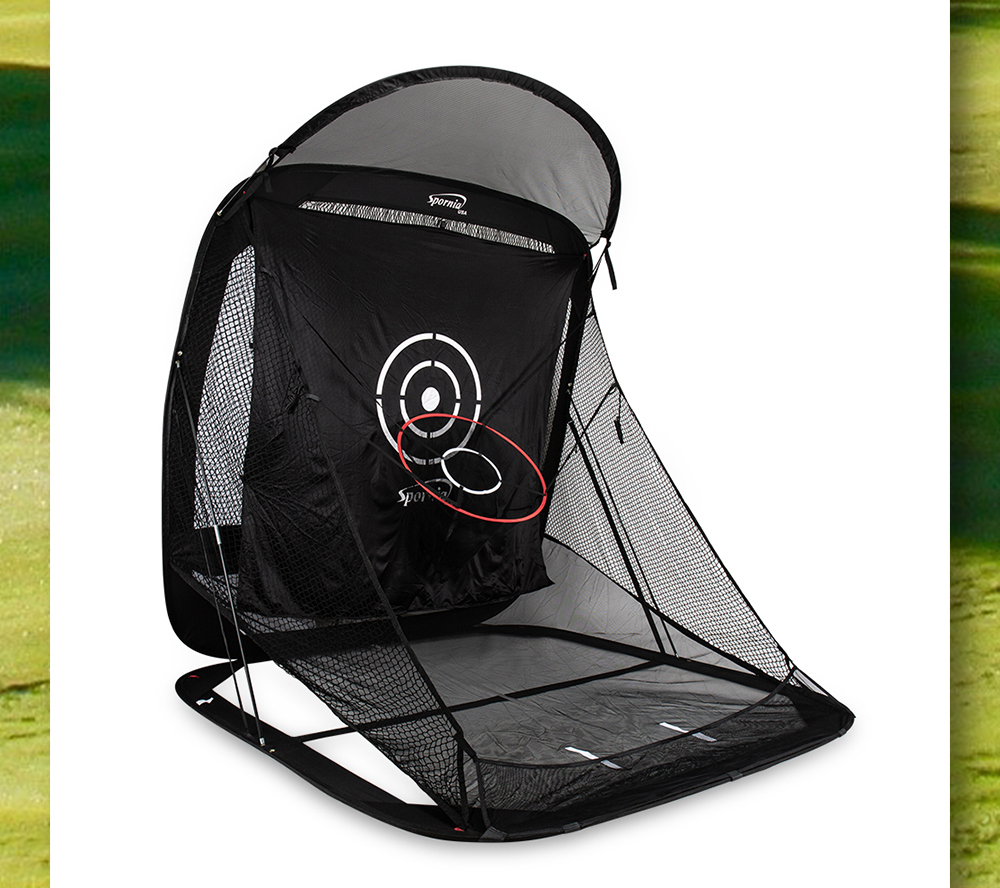 Spornia 【並行輸入品】 ゴルフネット 練習用 自動返球 スポーニア