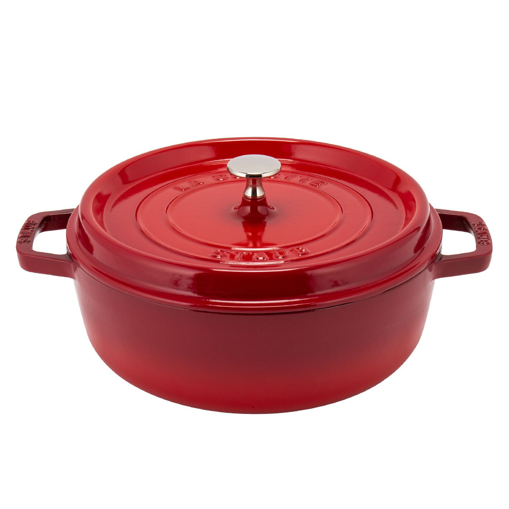 Staub ストウブ 鍋 ピコ・ココット ラウンド シャロー 26cm 両手鍋 