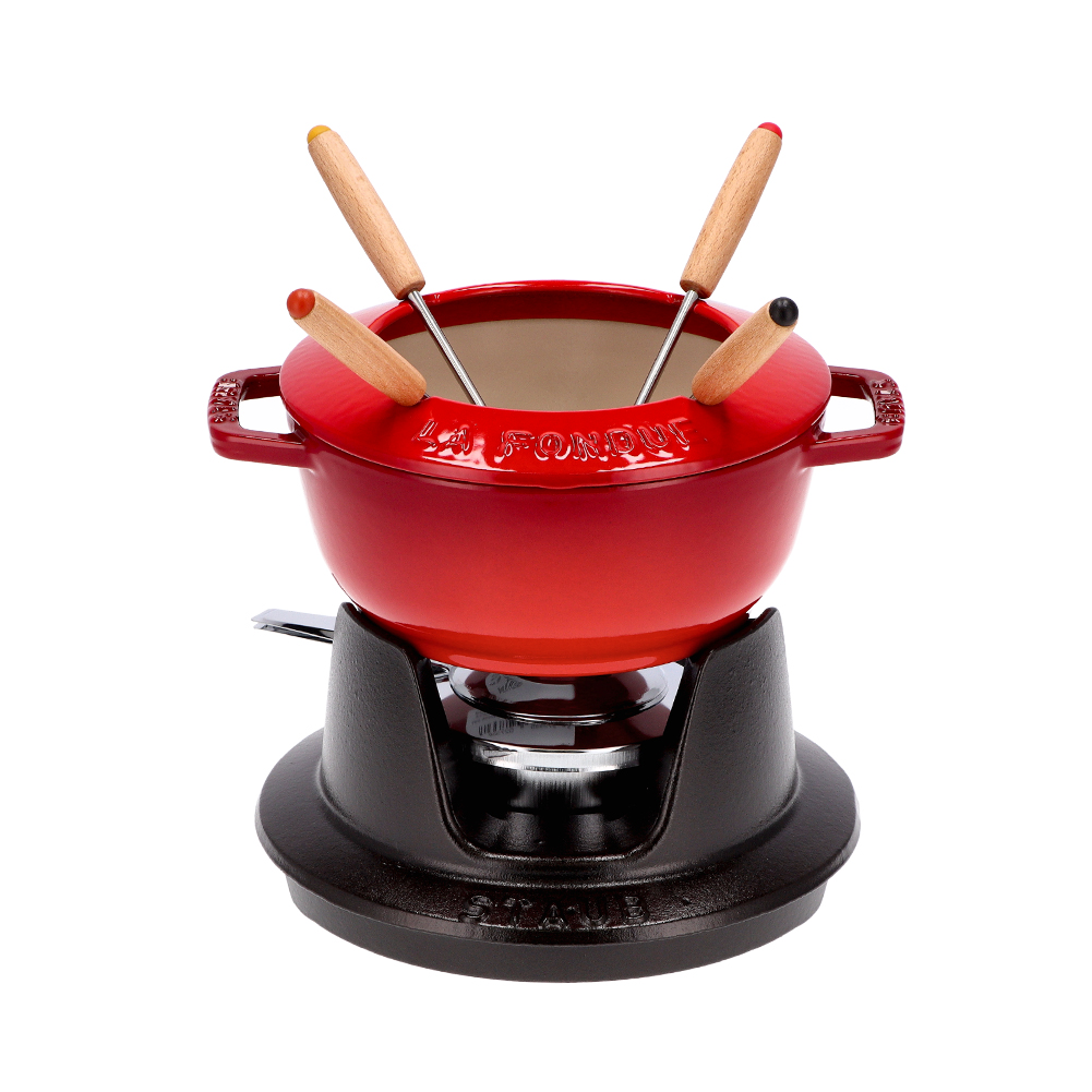 ストウブ(STAUB)フォンデュポット フォーク付き　◇旧型◇ Amazon.co.jp: staub ストウブ 「 フォンデュセット ブラック