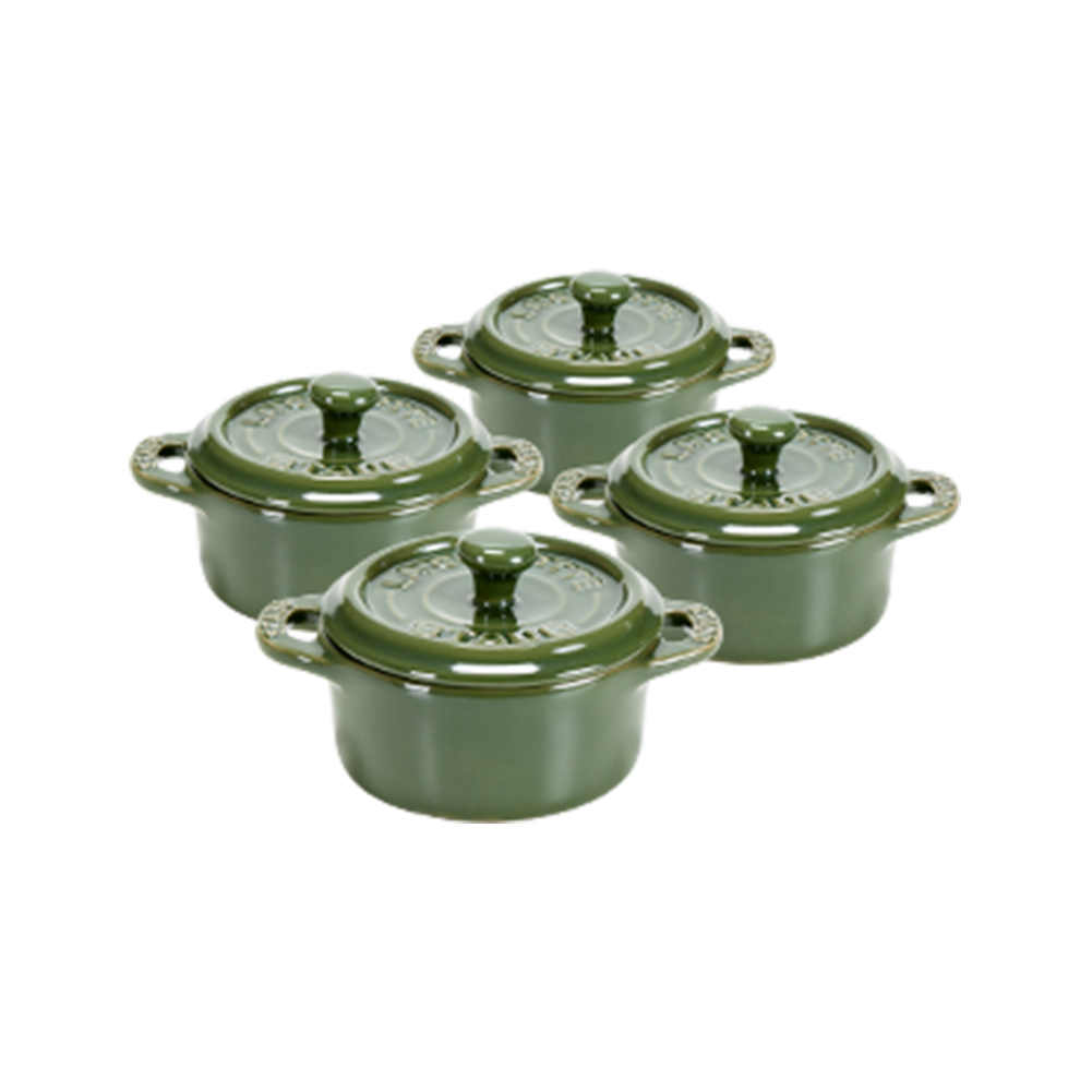 Staub（ストウブ） 【並行輸入品】 鍋 セラミック ミニココット 10cm 4
