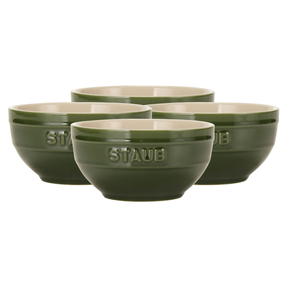Staub ストウブ 鍋 ラウンドボウル セラミック 12cm 4個セット