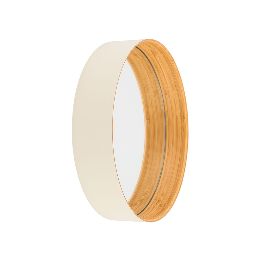 TEORI（テオリ） 壁掛けミラー ゼロ ZERO Sサイズ 墨色 乳白 鏡 かがみ