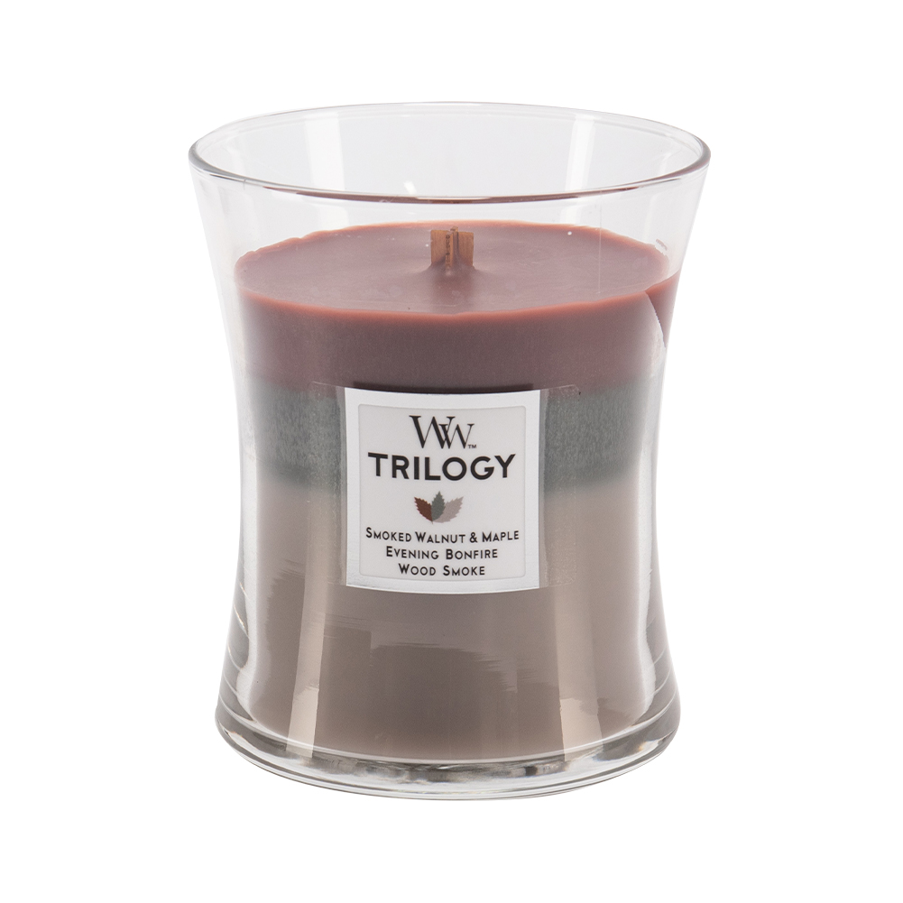 ウッドウィック WoodWick アロマキャンドル トリロジー ジャー M 3層 香り 色 ろうそく フレグランス 秋冬 新生活 父の日 | WoodWick | 12