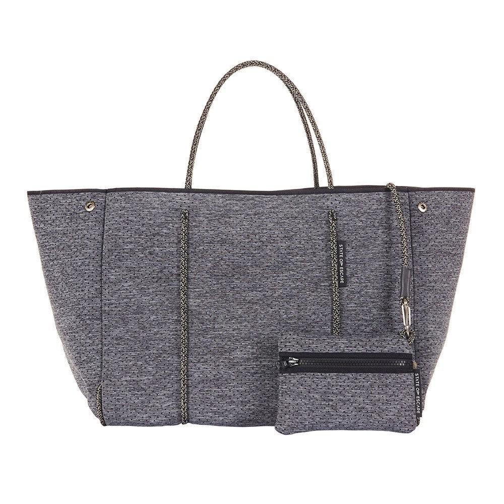 ステイト オブ エスケープ ESCAPE BAG LUXE CHARCOAL MARLE ビーチ State of Escape トートバッグ 大容量  ロンハーマン 取扱 マザーズバッグ : eb-luxecharcoalmarle : セレクトショップルキナ - 通販 - Yahoo!ショッピング