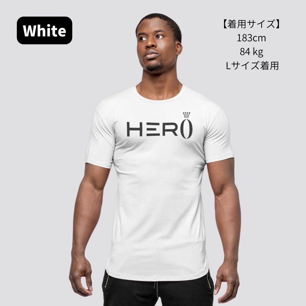 HERA HERO 半袖Tシャツ Lサイズ（グレー） - ウエイトトレーニング