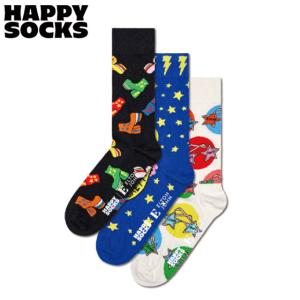 Happy Socks ハッピーソックス 靴下 レディース メンズ ギフト ソックス 3足セット 靴...