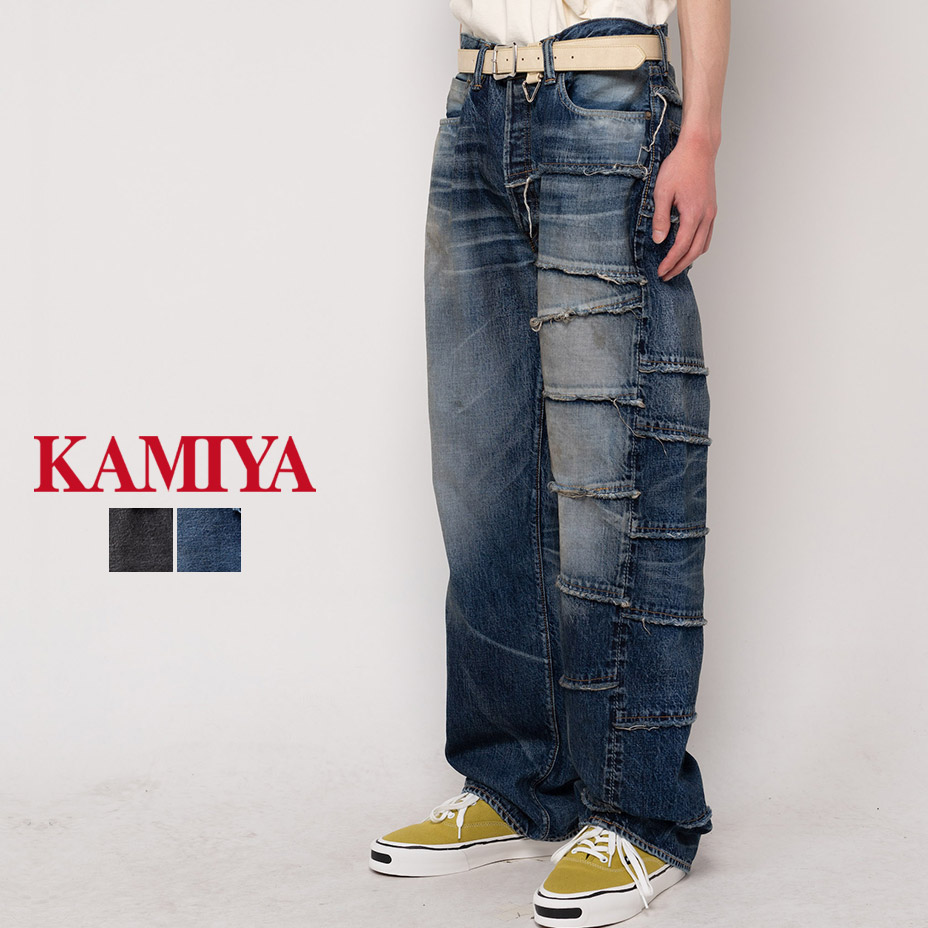 KAMIYA カミヤ デニムパンツ メンズ レディース Gパン デニム パンツ 