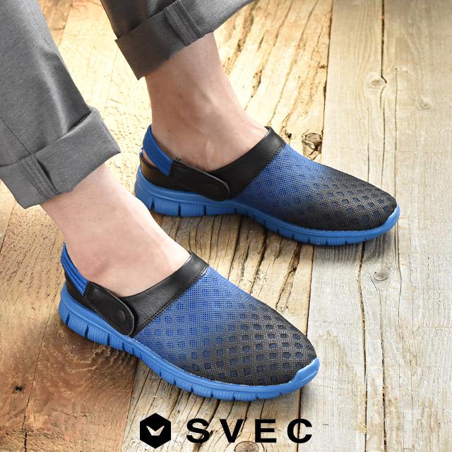 SUICOKE ネイビー レザー サボサンダル25cm