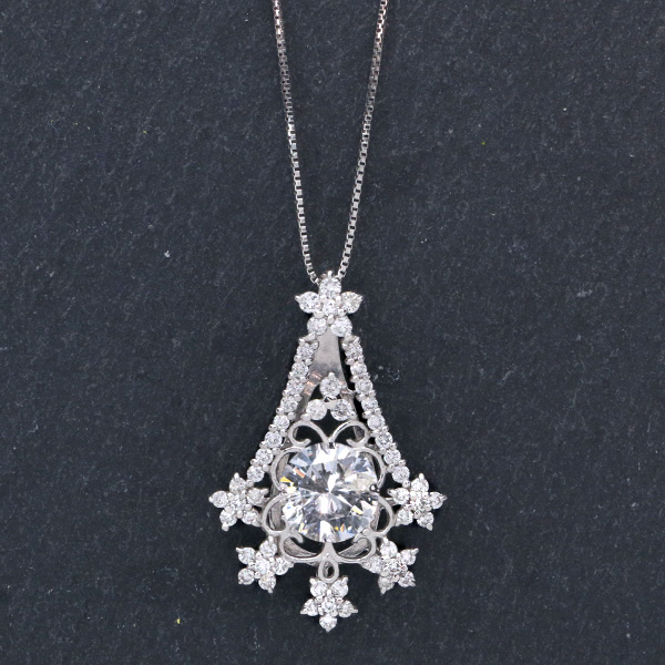 天然ダイヤモンドネックレス 0.477ct H VS-1 - ネックレス 公式通販 