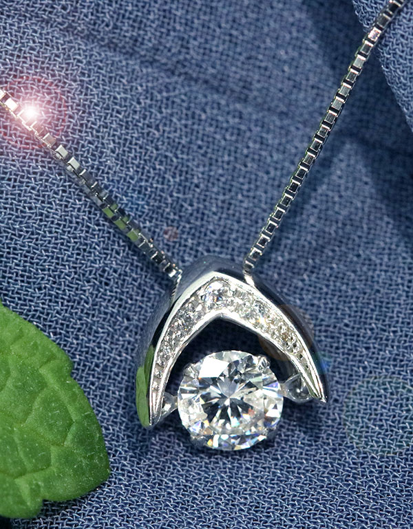 グラデーションクロスデザインペンダントトップ ルビー サファイア K18  