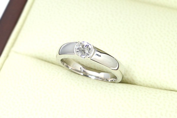 ダイヤモンド（空枠） 0.4 （±0.05ct可）ct用 リング 指輪 枠 K18