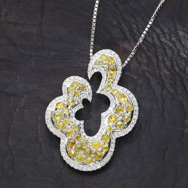 リング PT ダイヤモンド ネックレス 1.166CT F I1 VG ダイヤモンド 