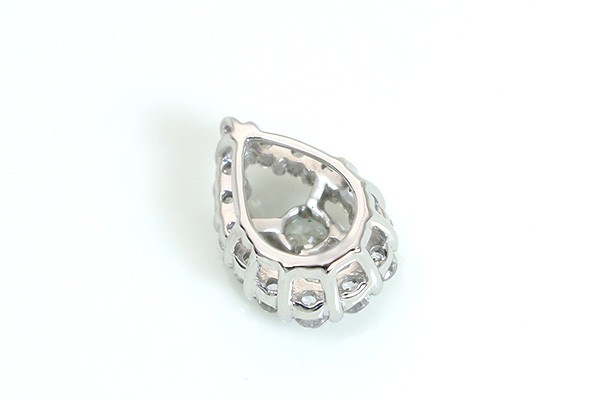 Pt900 ダイヤモンド0.2ct ペンダントトップ ダイヤモンド（空枠） 0.2ct（±0.05ct可）用 ペンダントトップ枠