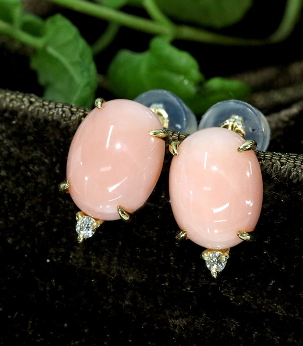 18k珊瑚ピアス✨美品✨ 61054_10.jpg
