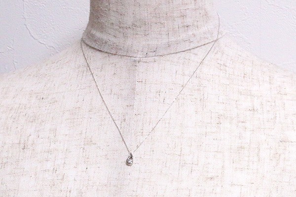 キラキラ！無色透明！極上良質天然ダイヤモンドネックレスK18YG D0.14ct キラキラ！無色透明！極上良質天然ダイヤモンドネックレスK18YG