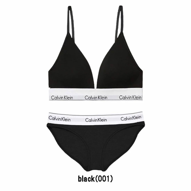 Calvin Klein(カルバンクライン) ブラジャー&ビキニショーツ セット  レディース 女性用 下着 QF5650+F3787[並行輸入品]｜lucky-dou｜02