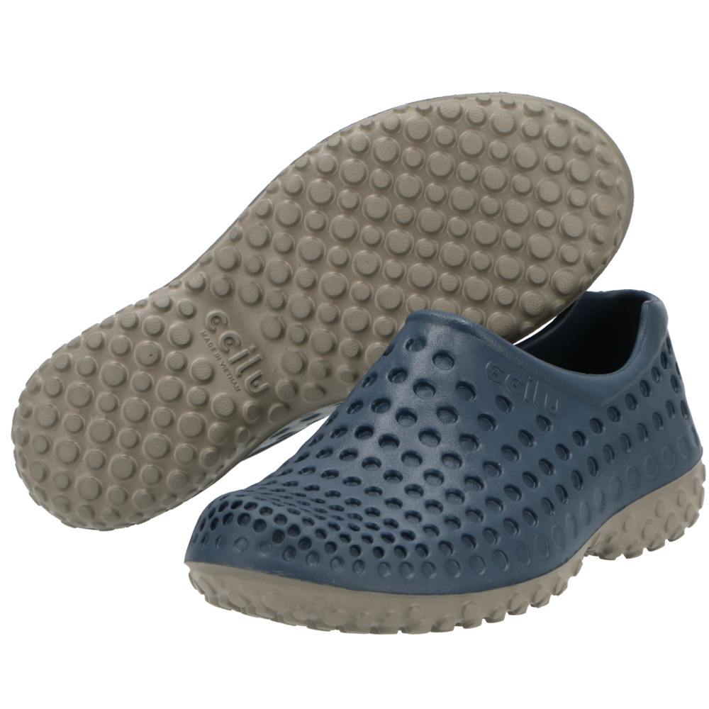 22モデル Navy Grey 25cm Ccilu 靴 通販 チル シューズ レディース メンズ スリッポン レインシューズ おしゃれ シンプル 防水 軽量 衝撃吸収 Dev2 Officinegullo Com