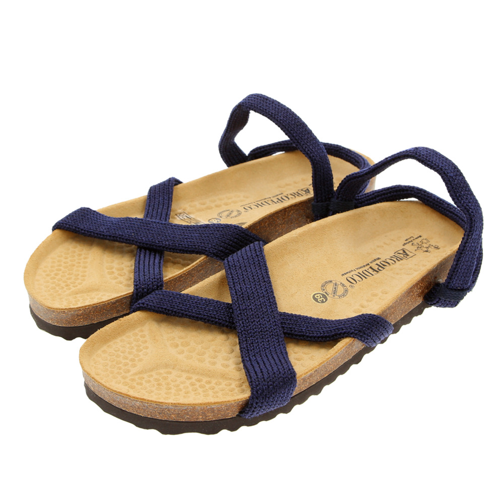 ☆ 5061140.NAVY ☆ 24.5cm アルコペディコ 通販 サルーテライン SANTANA サンタナ サンダル レディース ぺたんこ 軽い  歩きやすい 履きや｜代購幫