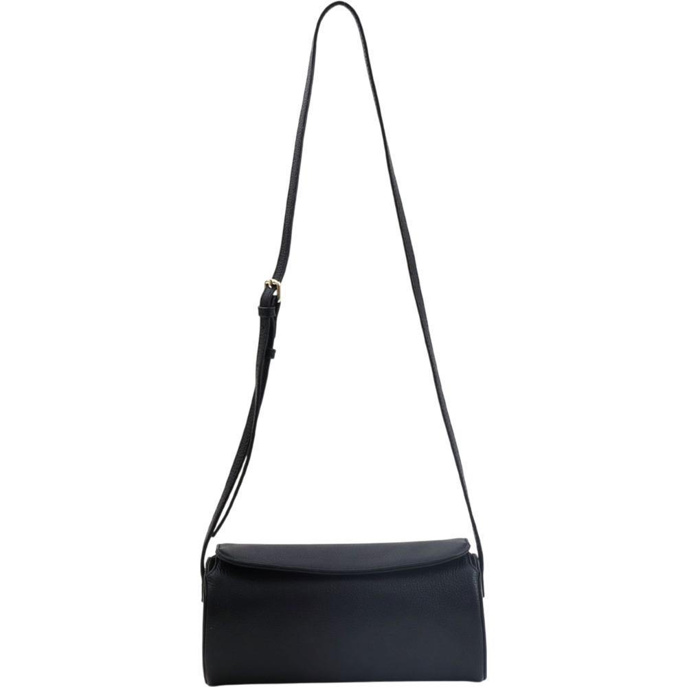 cooco シュリンク筒形カブセショルダーバッグ ☆ ブラック ☆ cooco シュリンク筒形カブセショルダーバッグ COOCO