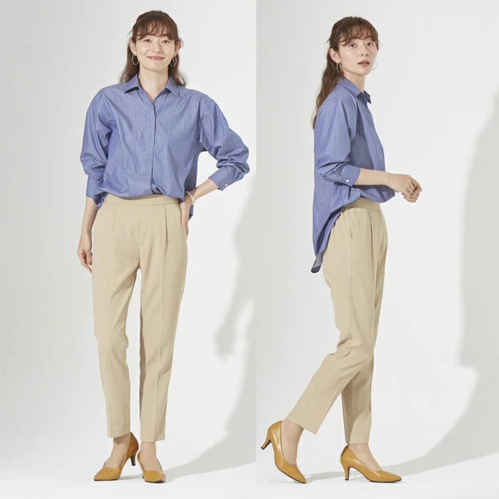 くぅ〜 ♡FENNELテパードパンツ☆ 新品☆定価１７９００円 ☆送料込 Wガーゼ裾ダーツカーブパンツ（so）の商品詳細