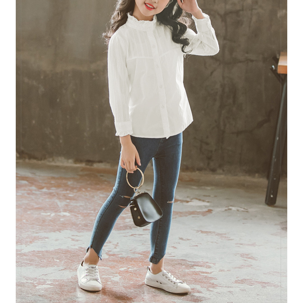 450円 商品追加値下げ在庫復活 ホワイト 150サイズ 長袖 キッズ ブラウス 通販 立ち襟 フリル 子供服 子ども服 女の子 卒業式 入学式 おしゃれ かわいい 1 130 1 450円 商品追加値下げ在庫復活 ホワイト 150サイズ 長袖 キッズ ブラウス 通販 立ち襟 フリル 子供服 子ども服 女の子 卒業式 入学式 おしゃれ かわいい 1 130 1