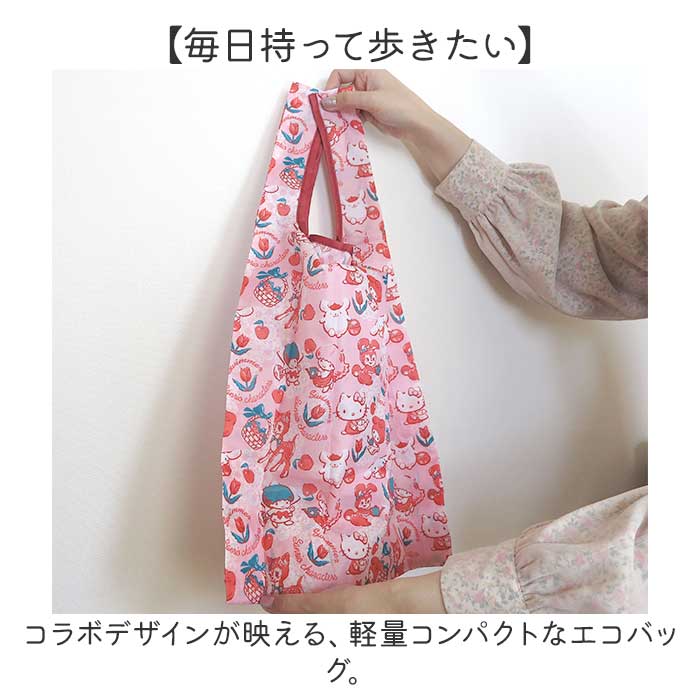 ☆ SWIMMERXSANRIO/ホワイト キャラクター エコバッグ スイマー