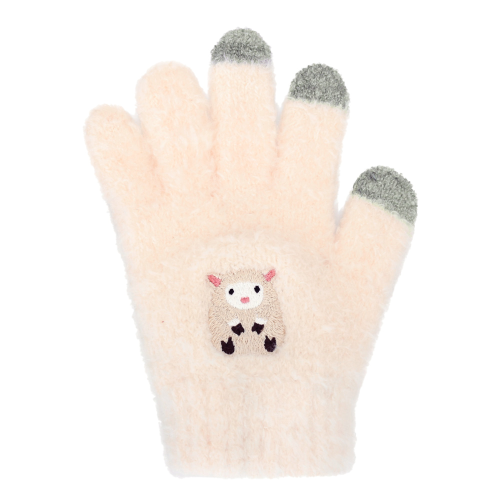 58 Off ヒツジ 手袋 キッズ 5本指 通販 スマホ対応 スマホ手袋 女の子 男の子 子ども用 子供用 スマートフォン スマホ ニット アニマル ふわふ Www iwearparts Com