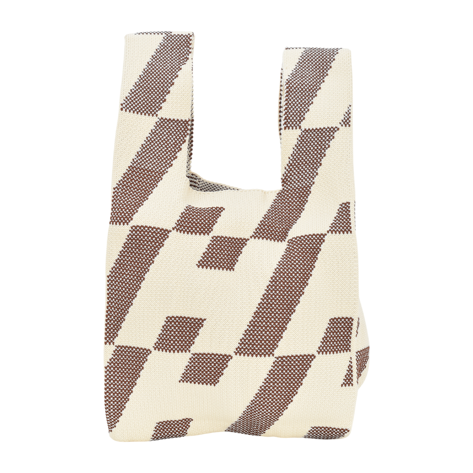 ニットマルシェバッグ トートバック ニットバック 小さめ ニット