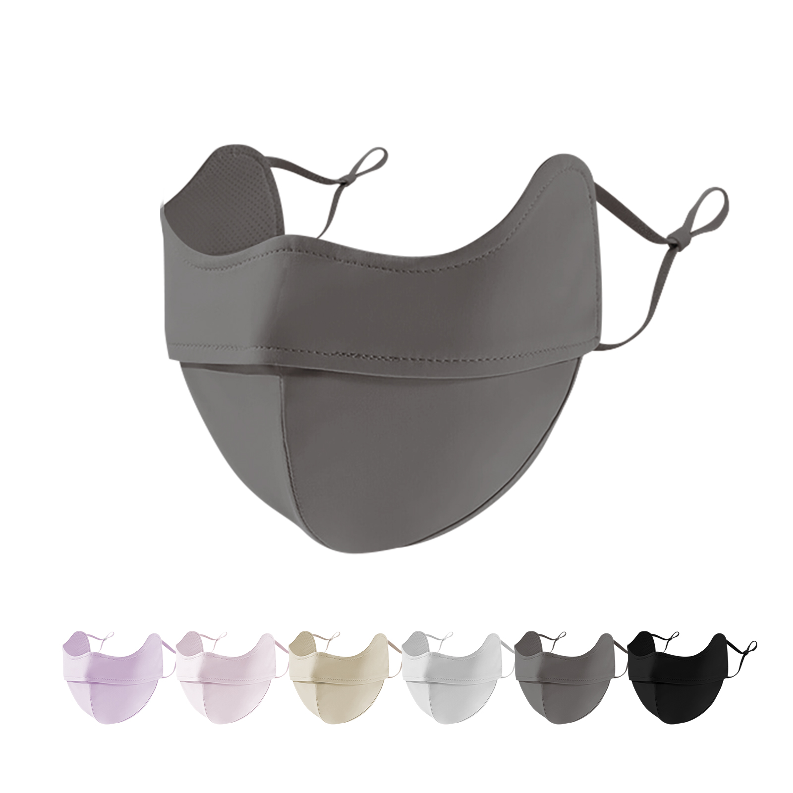 【極美品】防護マスク　1時間使用 マスク 完全遮光 日焼け防止 3DMASK 目尻保護 UPF50+ 花粉対策