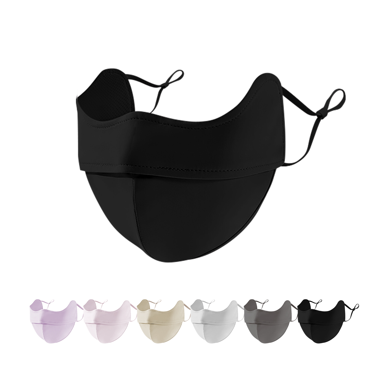 マスク 完全遮光 日焼け防止 3DMASK 目尻保護 UPF50+ 花粉対策 小顔