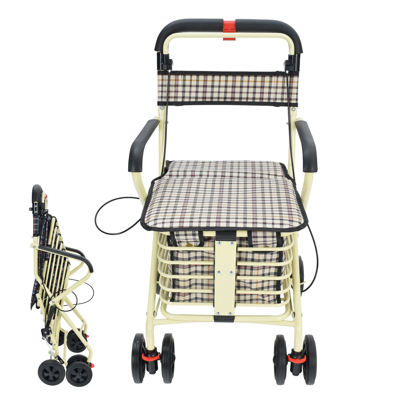 シルバーカー（色：レッド系）のおすすめ人気商品一覧 通販 - Yahoo