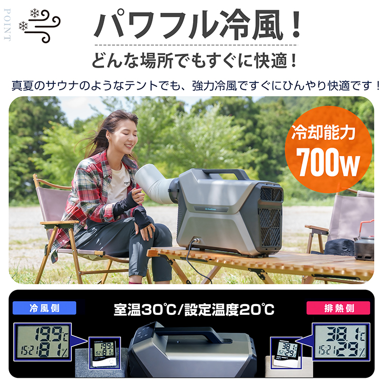 楽天市場】＼4日20時最大P23倍＆12％オフ／ ポータブルクーラー
