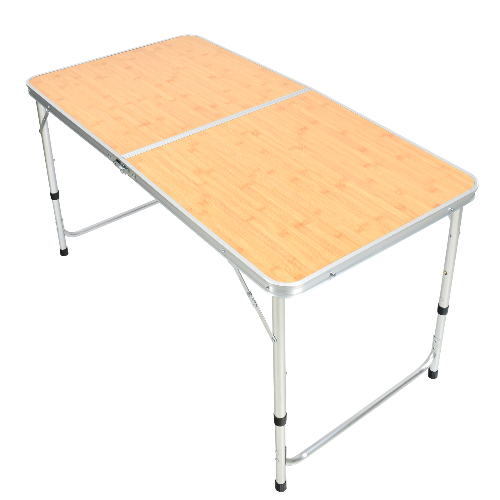 アウトドアテーブル 折りたたみ 120cm 高さ調節可能 ハイテーブル 軽量